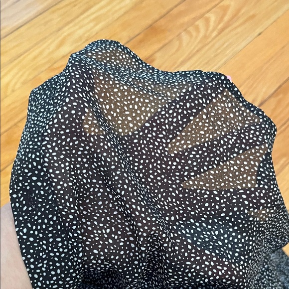 H&M Black and White Patterned Mini Dress - Picture 6 of 6